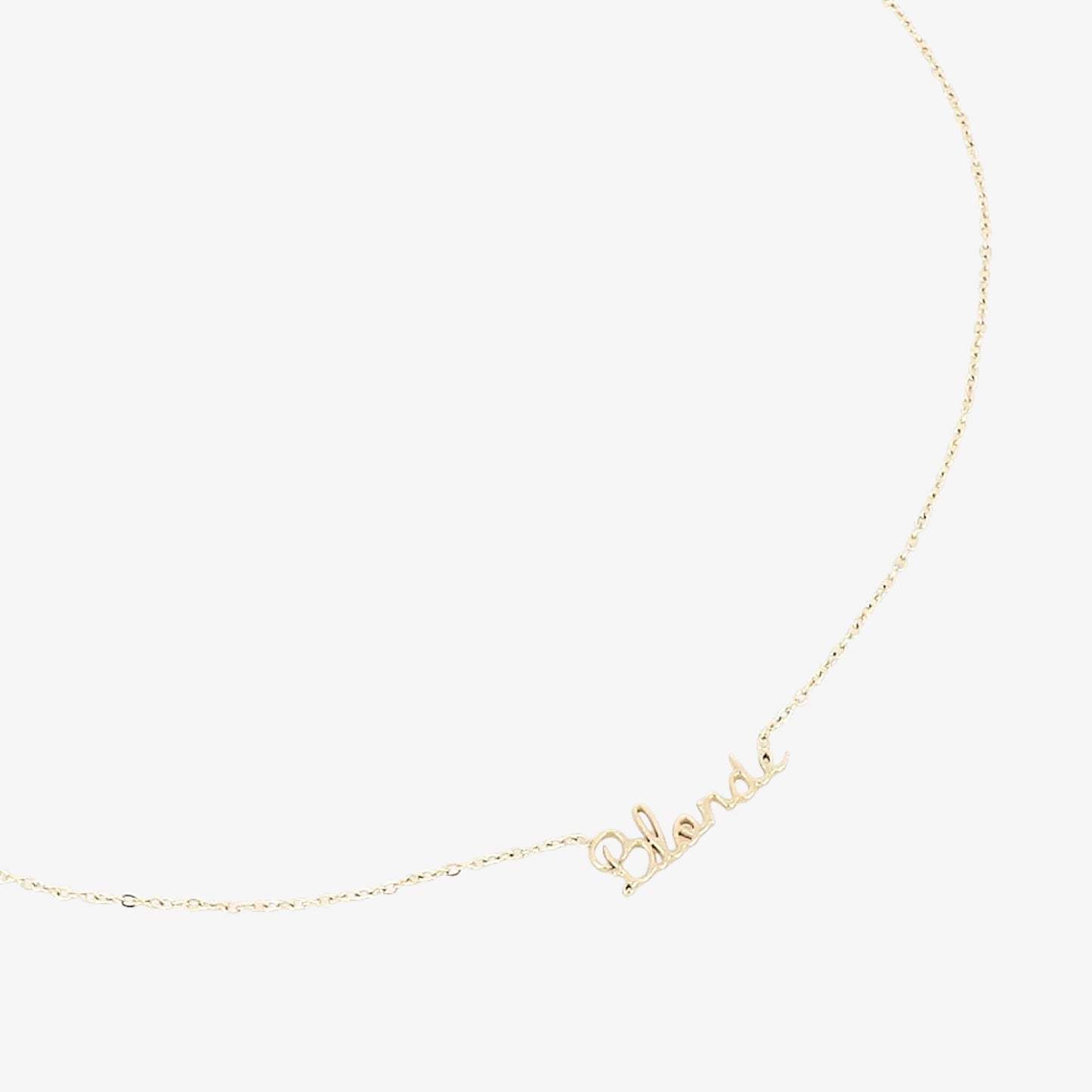 Collier EMILIA- Acier inoxydable avec pendentif "BLONDE" / L'AMIE LILY BIJOUX