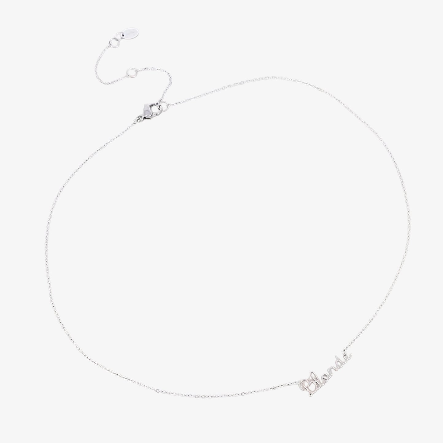 Collier EMILIA- Acier inoxydable avec pendentif "BLONDE" / L'AMIE LILY BIJOUX