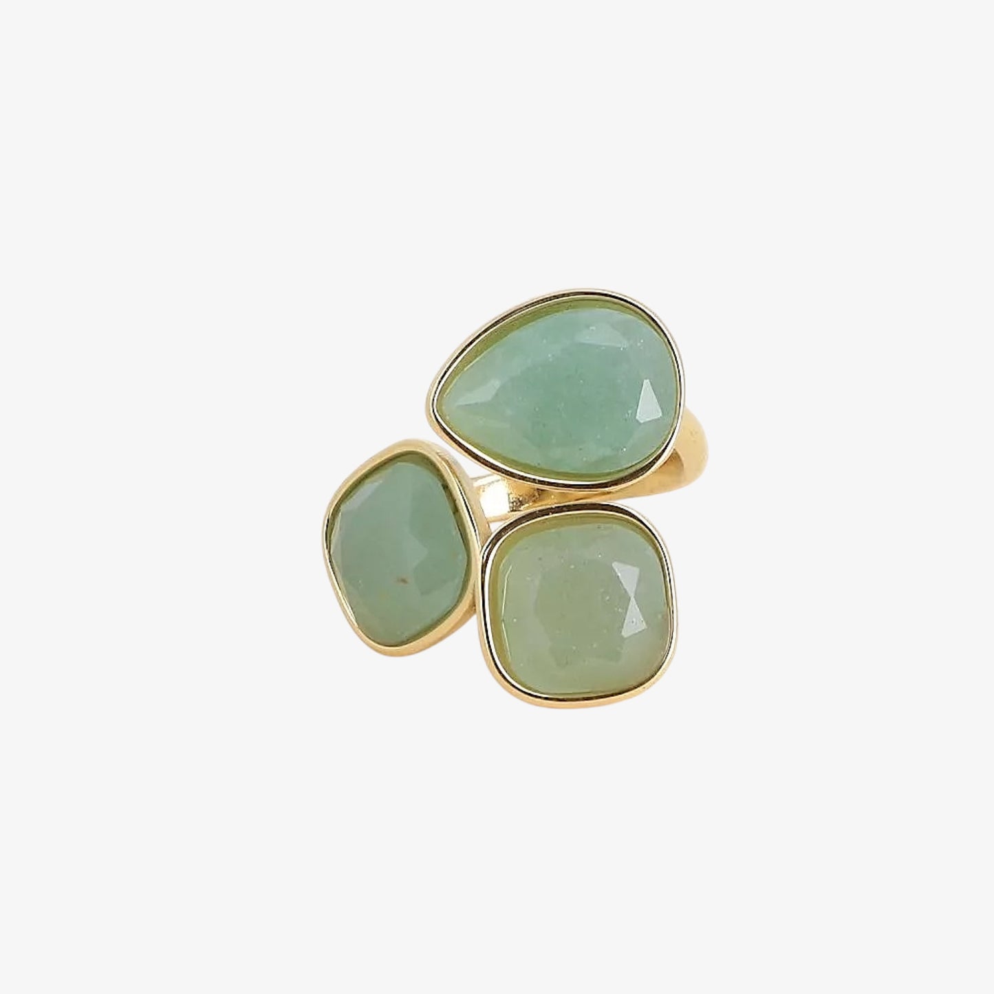 INDIA Bague "3 PIERRES"