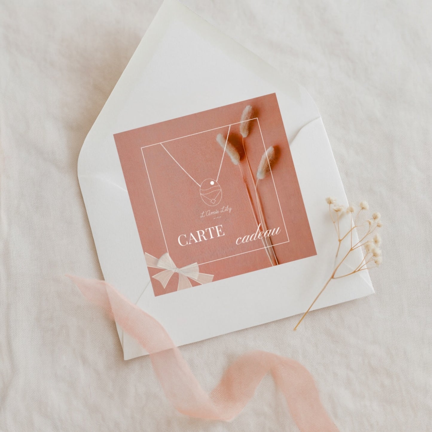 CARTE L'AMIE LILY BIJOUX