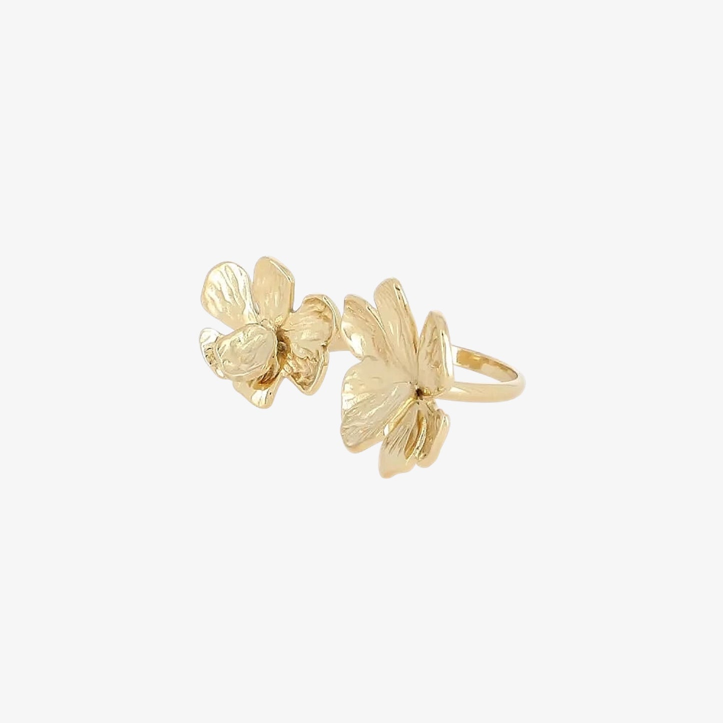 VIRGINIA Bague "DOUBLE FLEUR "