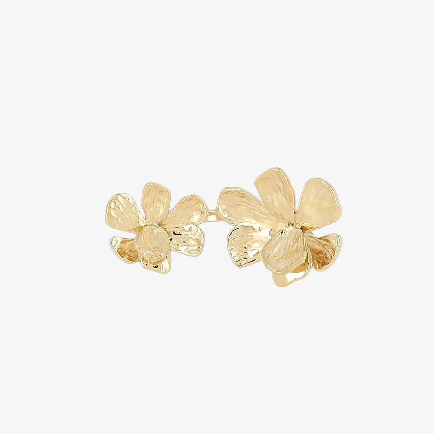VIRGINIA Bague "DOUBLE FLEUR "